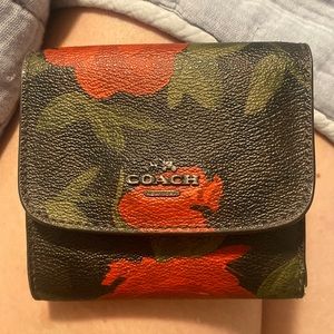 Roses coach wallet